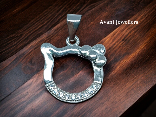 Avani Jewellers Silver Ladies Fancy Pendant - 1.15