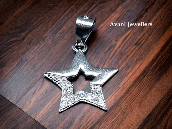 Avani Jewellers Silver Ladies Fancy Pendant - 1.23