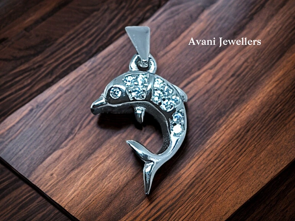 Avani Jewellers Silver Ladies Fancy Pendant - 1.23