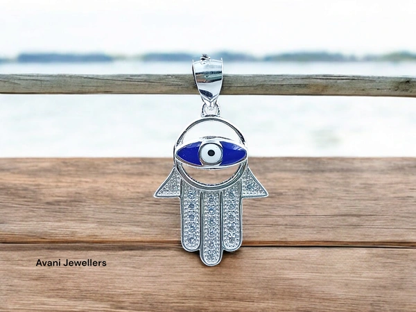 Avani Jewellers Silver Ladies Fancy Pendant - 2.43