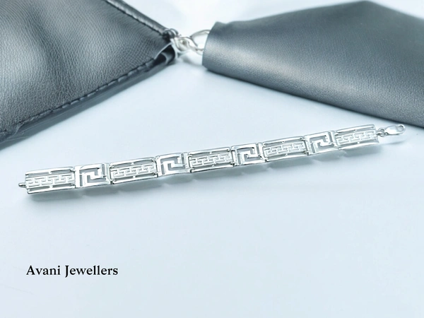 Avani Jewellers Silver Gents Bracelet - 20.4, 8.5 Inch