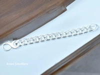 Avani Jewellers Silver Gents Bracelet - 150, 9 Inch