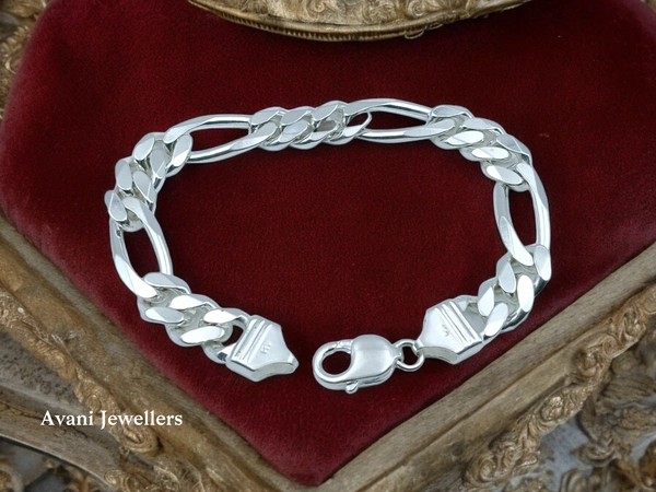 Avani Jewellers Silver Gents Bracelet - 34.77, 8.5 Inch
