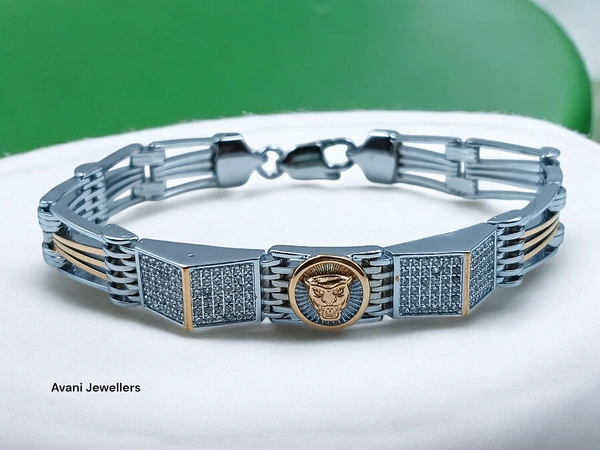 Avani Jewellers Silver Gents Bracelet - 36.45, 9 Inch