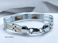 Avani Jewellers Silver Gents Bracelet - 36.45, 9 Inch