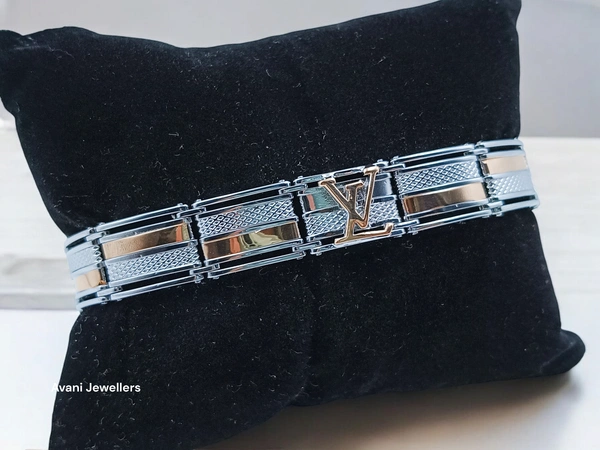 Avani Jewellers Silver Gents Bracelet - 31.11, 8.2 Inch