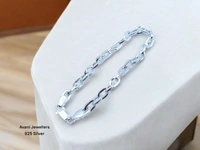 Avani Jewellers Silver Gents Bracelet - 7.3, 8.5 Inch