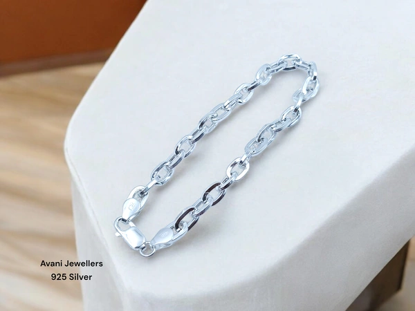 Avani Jewellers Silver Gents Bracelet - 7.3, 8.5 Inch
