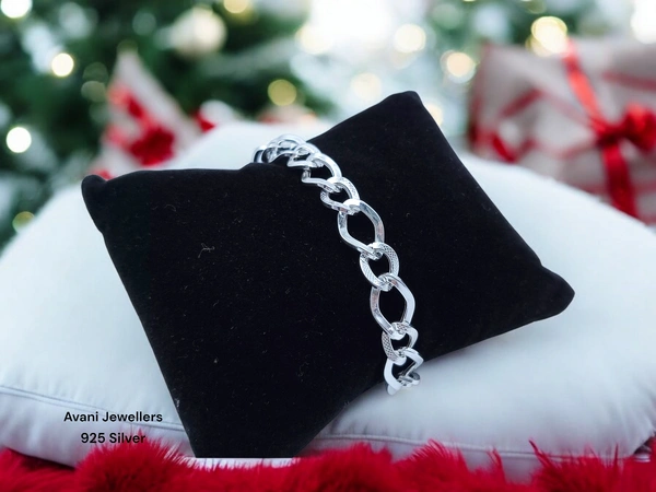 Avani Jewellers Silver Gents Bracelet - 7.15, 8.5 Inch