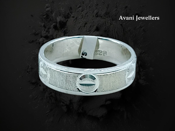 Avani Jewellers Silver Gents Bands - 3.64, 16.5