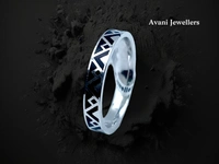 Avani Jewellers Silver Gents Bands - 3.95, 25