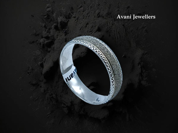 Avani Jewellers Silver Gents Bands - 3.24, 18