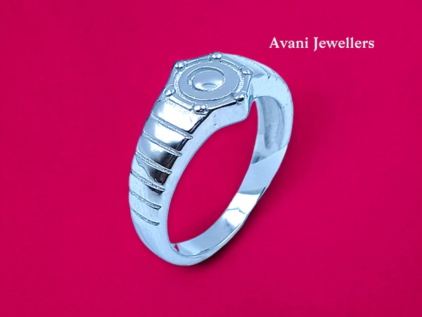 Avani Jewellers Silver Gents Plain Ring - 3.76