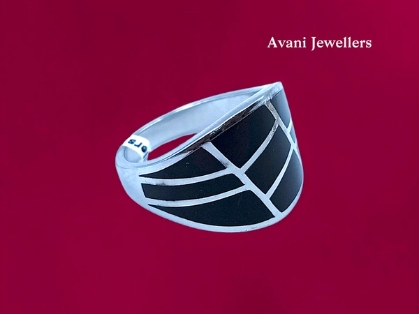 Avani Jewellers Silver Gents Plain Ring - 7.98, 23