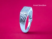 Avani Jewellers Silver Gents Plain Ring - 4.24, 26