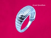 Avani Jewellers Silver Gents Plain Ring - 4.18, 17