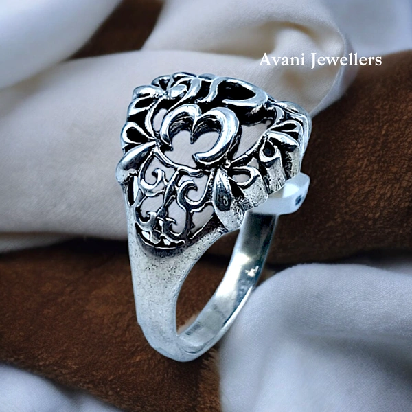 Avani Jewellers Silver Gents Plain Ring - 5.22, 28