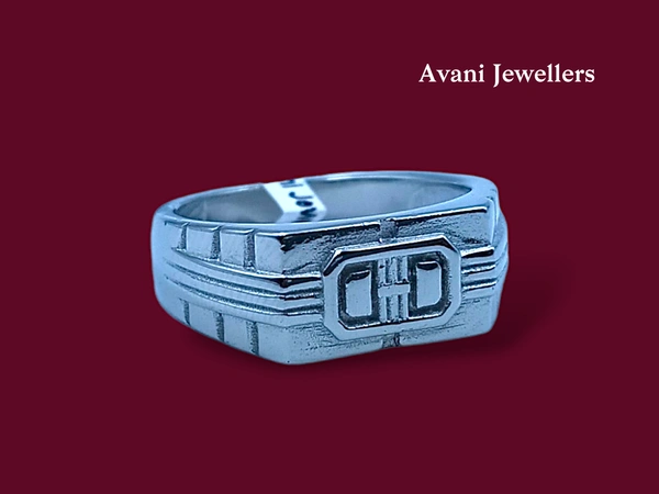 Avani Jewellers Silver Gents Plain Ring - 4.13, 17
