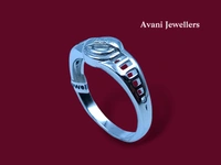 Avani Jewellers Silver Gents Plain Ring - 4.09, 24