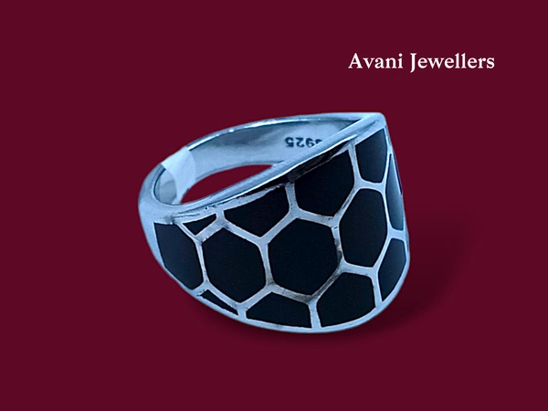 Avani Jewellers Silver Gents Plain Ring - 7.74, 17