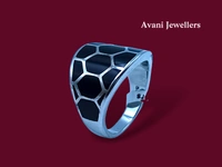Avani Jewellers Silver Gents Plain Ring - 7.74, 17