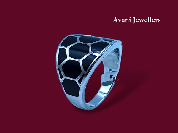 Avani Jewellers Silver Gents Plain Ring - 7.74, 17