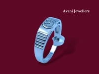 Avani Jewellers Silver Gents Plain Ring - 4.43, 24