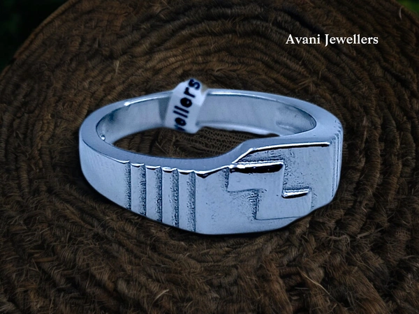 Avani Jewellers Silver Gents Plain Ring - 4.02, 19