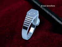 Avani Jewellers Silver Gents Plain Ring - 4.02, 19