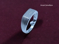 Avani Jewellers Silver Gents Plain Ring - 4.67, 25