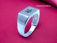 Avani Jewellers Silver Gents Fancy Rings - 5.94, 26