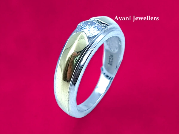 Avani Jewellers Silver Gents Fancy Rings - 6.01, 18