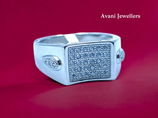 Avani Jewellers Silver Gents Fancy Rings - 6.9, 24