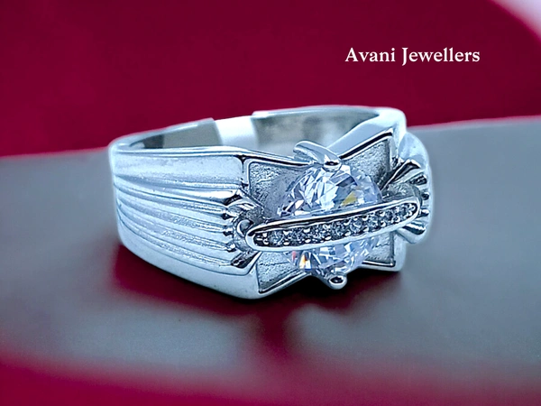 Avani Jewellers Silver Gents Fancy Rings - 6.68, 20