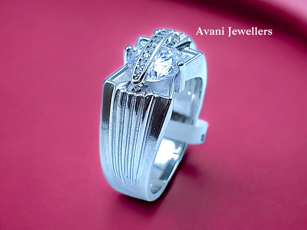 Avani Jewellers Silver Gents Fancy Rings - 6.68, 20