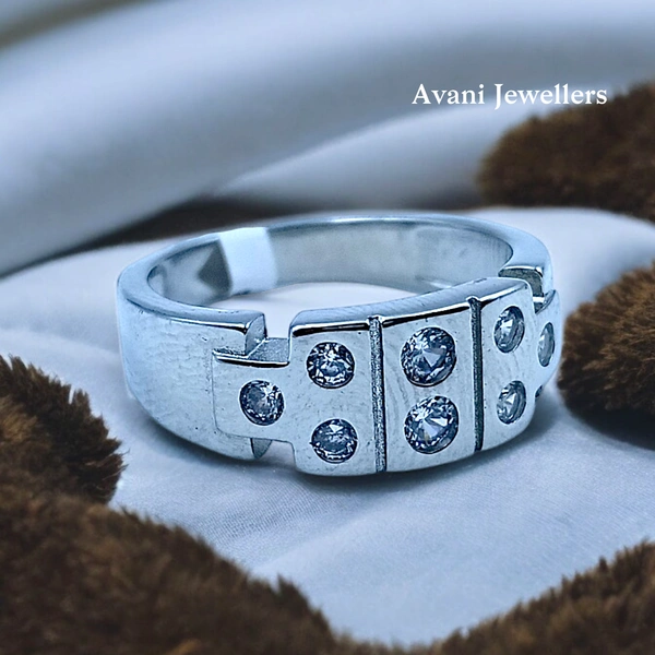 Avani Jewellers Silver Gents Fancy Rings - 5.44, 20