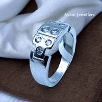 Avani Jewellers Silver Gents Fancy Rings - 5.44, 20