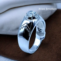 Avani Jewellers Silver Gents Fancy Rings - 6.1, 25