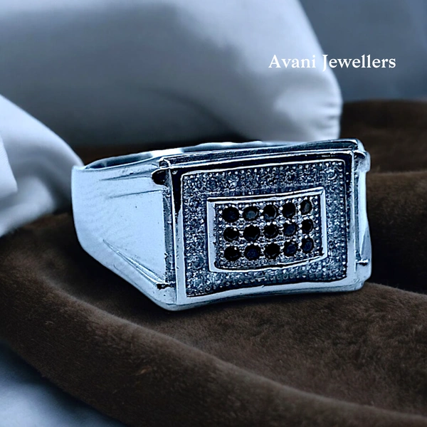 Avani Jewellers Silver Gents Fancy Rings - 6.47, 26