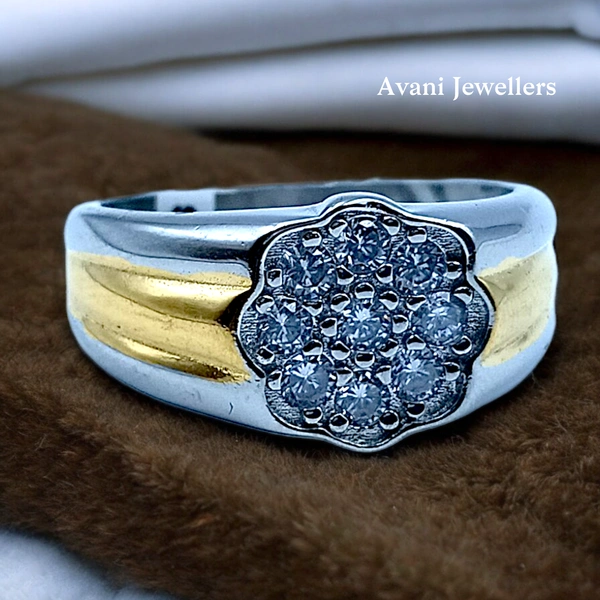 Avani Jewellers Silver Gents Fancy Rings - 6.06, 22