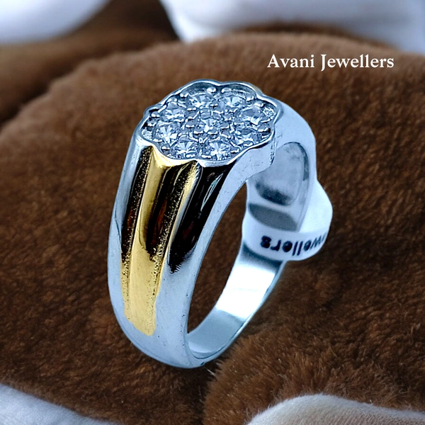 Avani Jewellers Silver Gents Fancy Rings - 6.06, 22