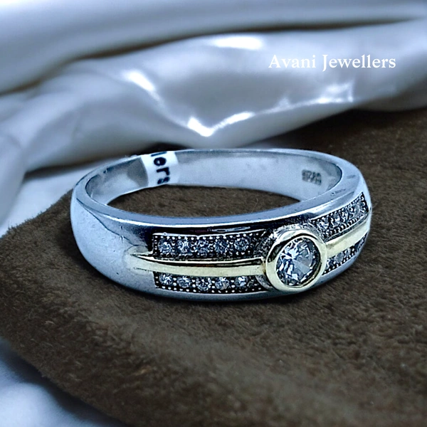 Avani Jewellers Silver Gents Fancy Rings - 4.7, 26