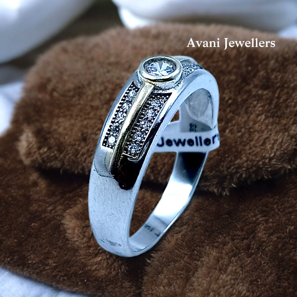 Avani Jewellers Silver Gents Fancy Rings - 4.7, 26