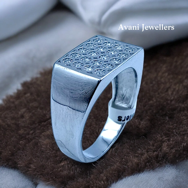 Avani Jewellers Silver Gents Fancy Rings - 5.7, 23