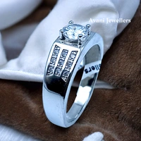 Avani Jewellers Silver Gents Fancy Rings - 5.45, 25