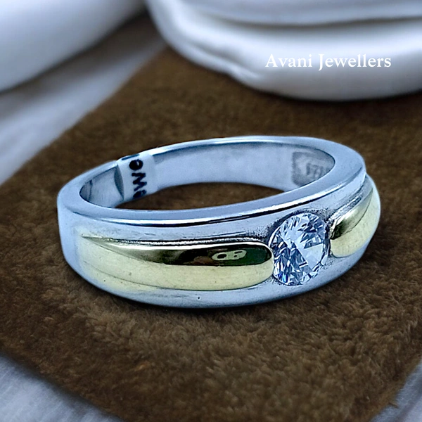 Avani Jewellers Silver Gents Fancy Rings - 5.36, 21