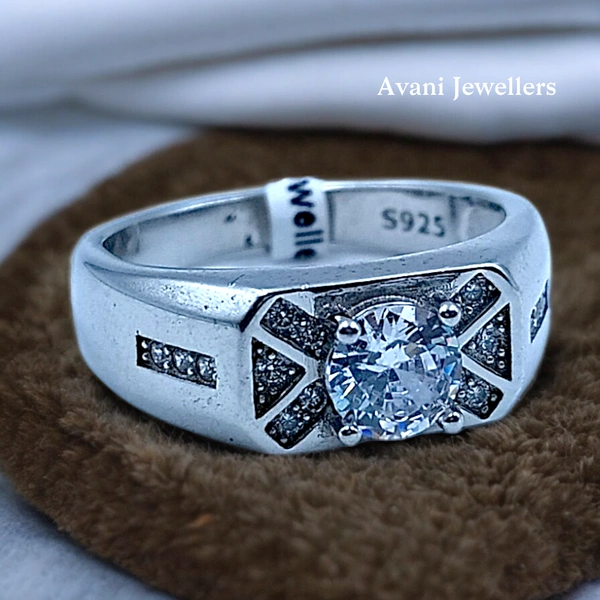 Avani Jewellers Silver Gents Fancy Rings - 4.95, 21