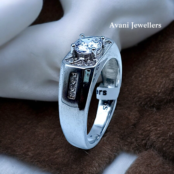Avani Jewellers Silver Gents Fancy Rings - 4.95, 21