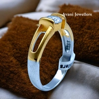 Avani Jewellers Silver Gents Fancy Rings - 3.5, 25