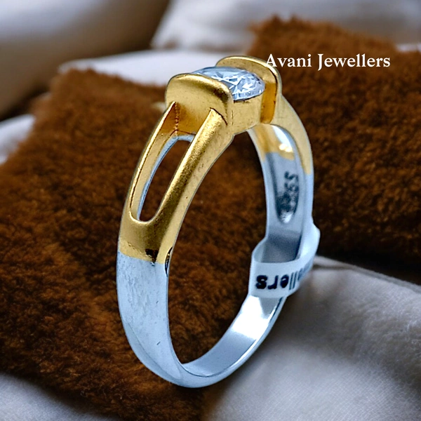 Avani Jewellers Silver Gents Fancy Rings - 3.5, 25
